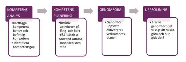 Kompetensförsörjningsprocessen i Skara kommun: kompetensanalys, kompetensplanering, genomföra och uppföljning