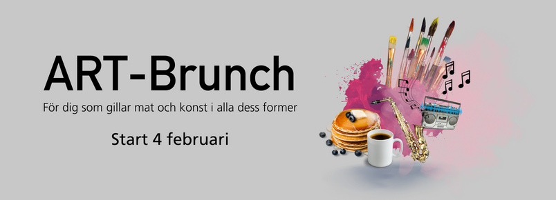ART-Brunch, för ungdomar som gillar mat och konst i dess alla former. Börjar 4:e februari på Stureplan.